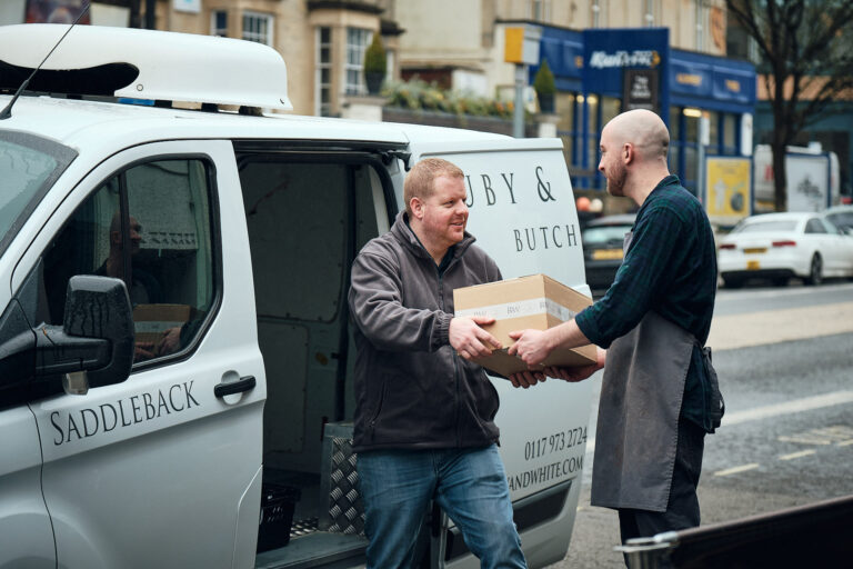 Home delivery from a Bristol butchers